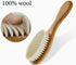 DOYOUWE Set, Set Personalized Newborn Brush Personalised Baby Hair Brush and Comb with Names, Wooden Baby Comb, Soft