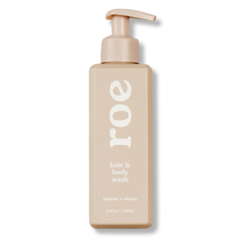 Roe Wellness Toddler & Baby Body Wash & Shampoo - 9.4 fl oz, Moisturizing, Fragrance-Free, Natural Vanilla