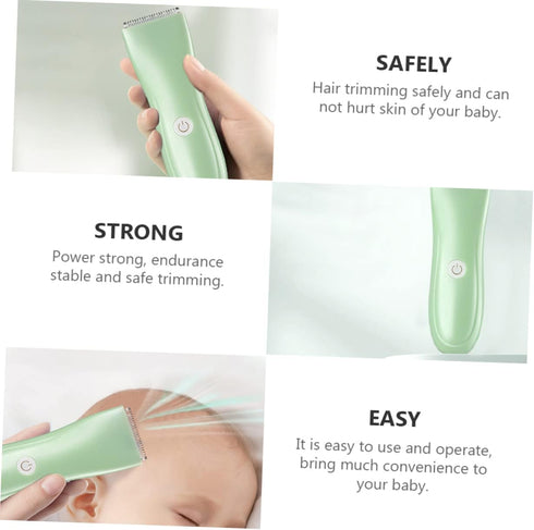 Trimmer SUPVOX Electric Hair for Babies Rechargeable Infant Hair Clipper for Newborns Ergonomic Design and Comfortable