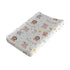 Watercolor Circus Animals Changing Pad Covers, Baby Monkey, Elephant, Rabbit, Pig, Soft Fitted Mats 32''x16''