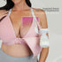 Nurturally Nursing and Pumping Bra, Adjustable Breast Pump Bra, Non-Wired Pumping Bra Hands Free, Breast Pump NOT