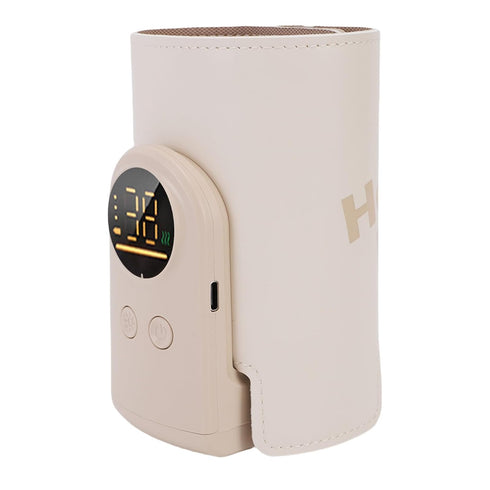 Dioche Portable Bottle Warmer for Travel & Home Rechargeable Cordless Milk Warmer with Temperature Control, MultiUse