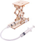 Toyvian 1 Set Hydraulic Lift Model Wood Puzzle Toy for Kids, Mechanical Model Building Kits