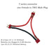 2pcs T Serial Series Connector, 1 Female to 2 Male T Plug Power Connector Adapter for RC Quadcopter