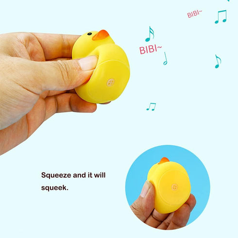 YUERFEILA 15 (2.2) Bath Duck Toys PCS Colorful Mini Rubber Ducks Squeak and Float Duckies Baby Shower Toy Party
