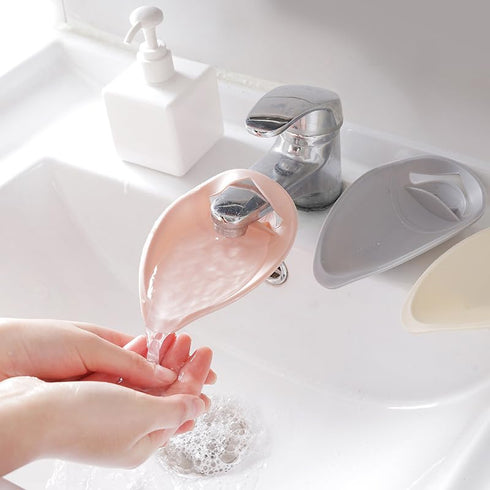 Jinshining 3 Pack Multicolor Faucet Extender for Toddlers - Sink Extender for Kids Hand Washing, Bathroom Sink Spout