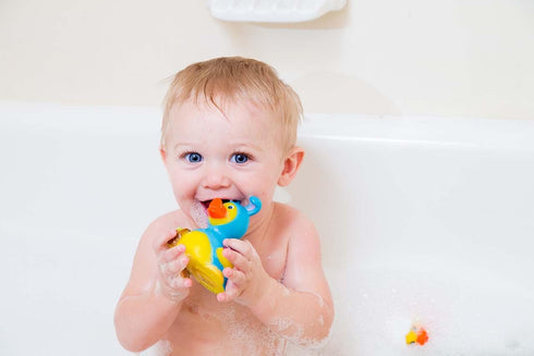 Safe Floating Rubber Duck Bath Toy for Kids