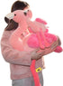 AIXINI 35.4inch Soft Plush Flamingo Stuffed Animal - Pink Flamingo for Girls Kids Birthday Gifts