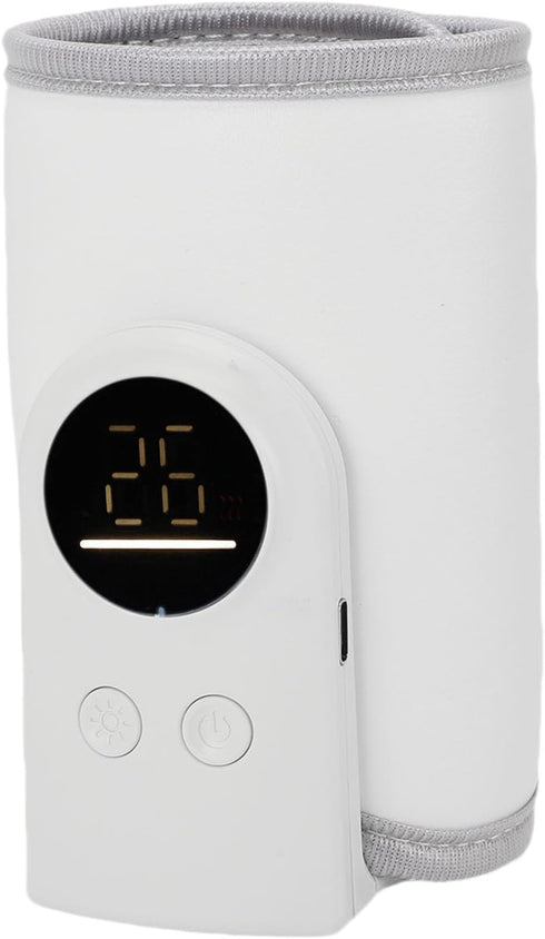 Matybobe Portable Bottle Warmer Baby USB Powered Fast Heating Universal for Travel (A)