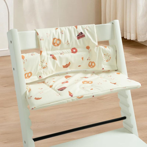 Set Baby Cushion Soft and Comfort High Chair Cushion for Infant, Toddler High Chair Accessories Easy to Clean