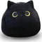 Black Cat Stuffed Animal Plush Toy, Creative Cat Shape Soft Pillow for Girlfriend, Kids & Baby Girls (40cm/15.7in)