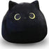 Black Cat Stuffed Animal Plush Toy, Creative Cat Shape Soft Pillow for Girlfriend, Kids & Baby Girls (40cm/15.7in)