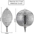 Gejoy 20 Pcs Large 22 Inch Disco Ball Balloons, 4D Round Laser Foil Metallic Mirror for 70s 80s Party Decorations