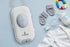 keepigo 3-in-1 Diaper Bag Wipe Dispenser Blue | Portable Diaper Caddy Organizer, Baby Wipe Holder with Disposable Bags