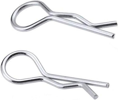 50pcs Stainless RC Car Body Clips R Pins, Suitable for 1/8th 1/10th 1/12th Scale Traxxas Redcat HPI Himoto HSP
