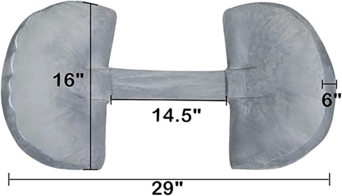 Vivixilan Pregnancy Pillows for Sleeping,Support for Belly, Back, Legs, HIPS,U Shaped Full Body Pillow for Pregnancy