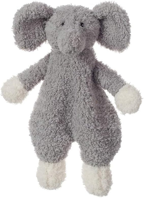 Apricot Lamb Stuffed Animals Security Blanket - Gray Elephant Infant Nursery Character Plush Snuggler (10 Inches)