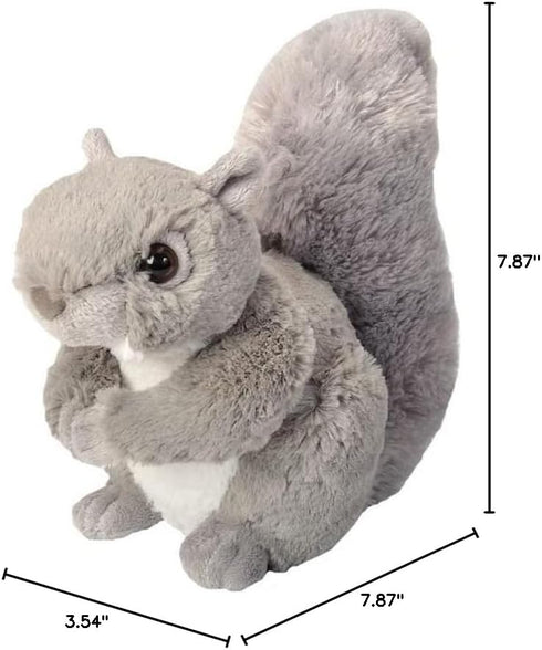 8 Inches Wild Republic Squirrel Plush, Stuffed Animal, Plush Toy, Gifts for Kids, Cuddlekins