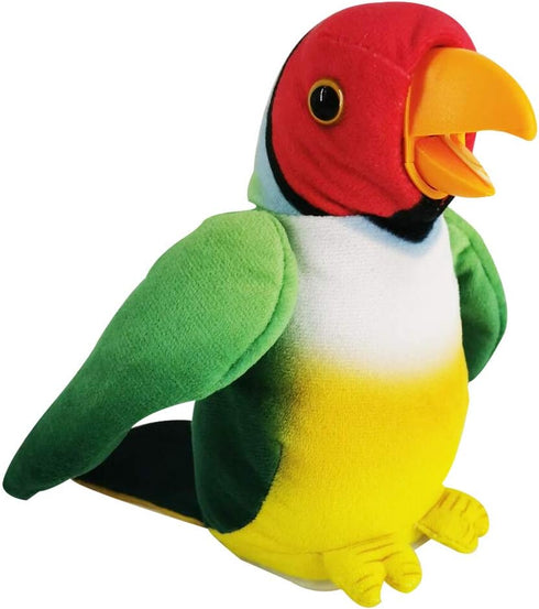 WEofferwhatYOUwant Talking Parrot Stuffed Animal - Interactive Voice Repeating Plush Toy for Kids and Adults