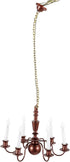 GANAZONO Dollhouse Miniature Ceiling Lamp Mini Chandelier Ceiling Light Decoration for Dollhouse