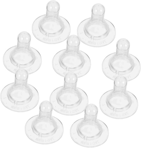 Happyyami 30 Pcs Lamb Silicone Pacifier Teats for Livestock Feeding