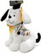 Graduation Autograph Stuffed Dog, Congrats Grad! 10.5 Inches