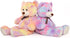 Tezituor 40in Giant Teddy Bear, Big Stuffed Animal Plush, Rainbow Purple Soft Gifts for Baby Shower, Birthday