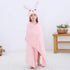 Swimming 27.5" 47" 0-7T MICHLEY Cartoon Hooded Baby Towel Unisex, Premium Soft Bathrobe Large Washcloths x for (Rabbit)