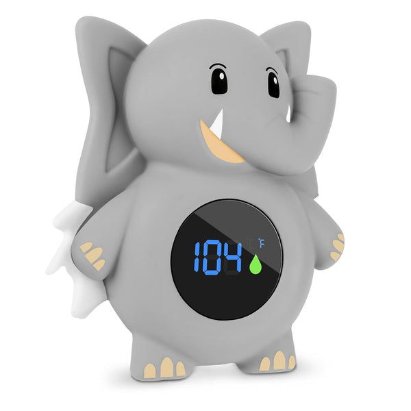 Baby Bath Thermometer with LED Display, Temperature Warning, Kids' Bathroom Safety Toy for Infants