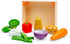Set Bigjigs Toys Wooden Vegetable Crate - Role Play Food