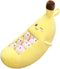 REFAHB Cute Throw Pillow Stuffed Banana Toys, Removable Fluffy Creative Gifts for Teens, Girls, Kids