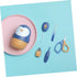 Set Boy Girl Nail Care Kit Grooming Led Ear Spoon Nail Scissors File Tweezer Safe for Newborns Toddlers Pregnant Women