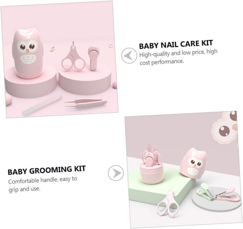 Set Kisangel Baby Nail Clipper Kit for Newborns Safe Infant Nail Clippers and Tweezers Ergonomic Design Comfortable
