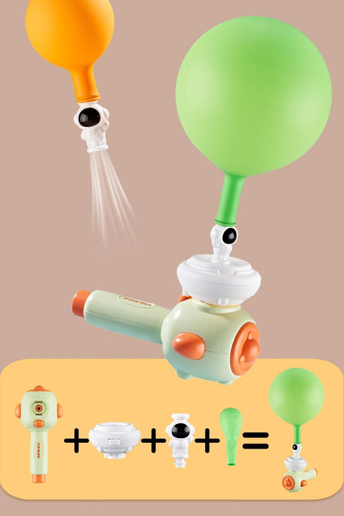 3 4 5 6 7 Breathing Exerciser for Kids, Sensory Toys with Whistle, Floating Blow Pipe Balls, Balloon Launcher, Autism
