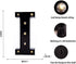 Foaky Black LED Marquee Number Lights - Light Up Sign for Night Light Wedding Birthday Party, Battery Powered