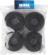 INJORA 4Pcs 1.55" Soft Rubber Wheel Tires for RC Crawler Car D90 TF2 Tamiya CC01 LC70 LC80