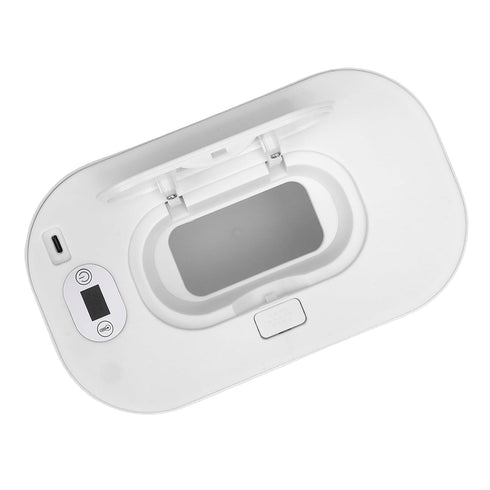 Hamwesh Baby Wipe Warmer, Wet Wipe Warmer with USB Power and Even Heating, for Home, Car, and Outdoor Use (White