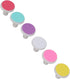 NOENNULL Trimmer 6pcs Baby Nail Replacement Pads Gentle Electric Nail File Grinding Heads for Newborns to Adults, ABS