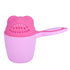 ZASCHMOY 6 Cute Baby Shampoo Cup with Fishshaped Handle. Eyeprotecting Shampoo Cup Made of Rubber, Suitable for Babies