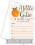 Little Cutie Baby Shower Invitations (20 Count) with Envelopes - Gender Neutral or Girl Shower