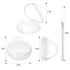 NISXABEBE Case,4 Pack Pacifier BPA Free Pacifier Holder Case with Lanyard for Diaper Bag,Pacifier Container Box