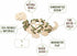 Eray Wooden Lacing Toys for Kids DIY Toy Plane Activities Car Travel Toy Montessori Educational Learning Threading Toys