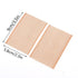 Pxiryanlow 10Pcs Black Magic Bangs Hair Pad, Plastic Paste Posts Square Hair Pad, Hair Styling Tool Barber Acessories