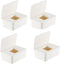 YUNDUOKEJI 4 Pcs Baby Wipes Dispenser, Baby Wipe Holder for Fresh Wipes, Refillable