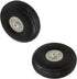 Fielect 2.25 inch RC Model Airplane Super Light Sponge Tire and Wheel Sets, 2 Pcs