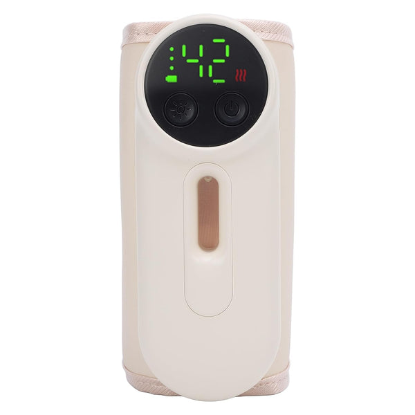 Yosoo Fast Heating Electric Breastmilk Bottle Warmer, Temperature Display Portable Milk Bottle
