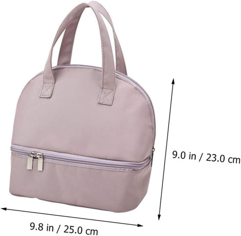 MUELODSIC Insulated Breast Milk Storage Bag Bottle Organizer Portable Polyester Bottle Bag with Handle for Travel