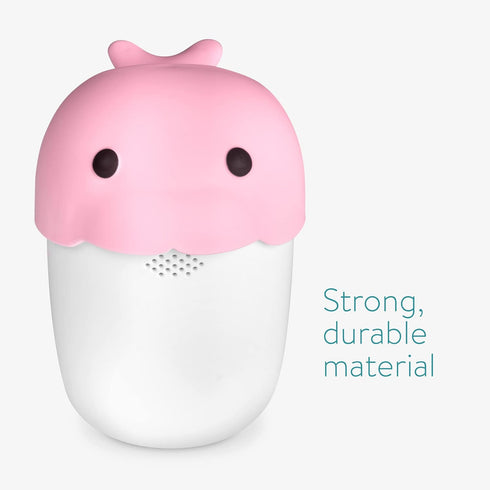 Navaris Baby Hair Rinser - Cute Animal Cup for Bath with 3 Different Pour Spouts - Rinse Shampoo, Pink
