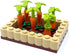 General Jim's Bright Colorful Vegetable Garden Plot Building Block Toy Playset, 165 Pc Modular Set for Teens and Adults