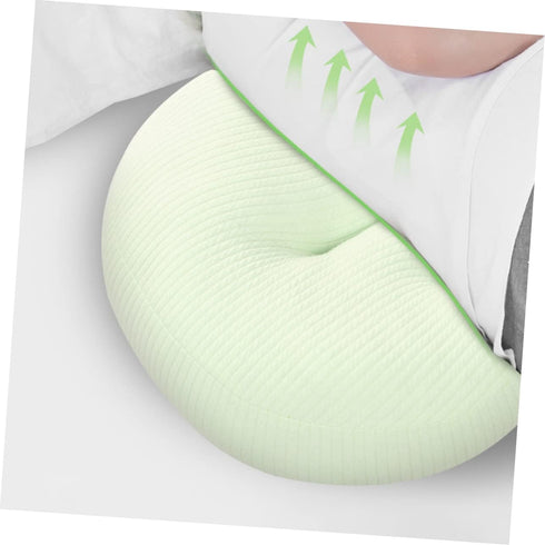 PRETYZOOM U-Shaped Pregnancy Support Pillow - Ergonomic Double Wedge for Comfort